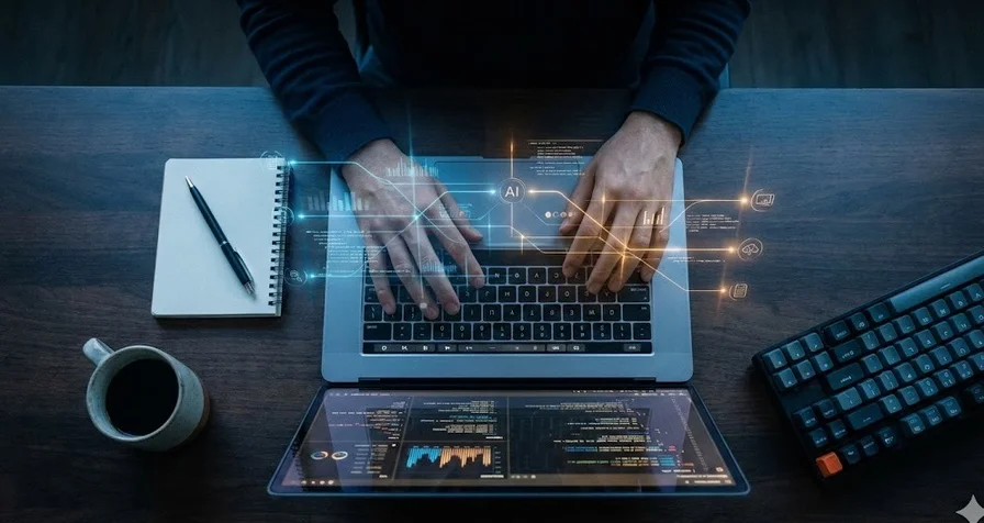 A IA já está trabalhando. A pergunta é se você está trabalhando com ela.